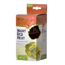 Load image into Gallery viewer, Zilla Incandescent Night Red Heat Bulb for Reptiles