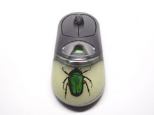 Load image into Gallery viewer, Cordless Computer Mouse Unicorn Green Rose Chafer Glow